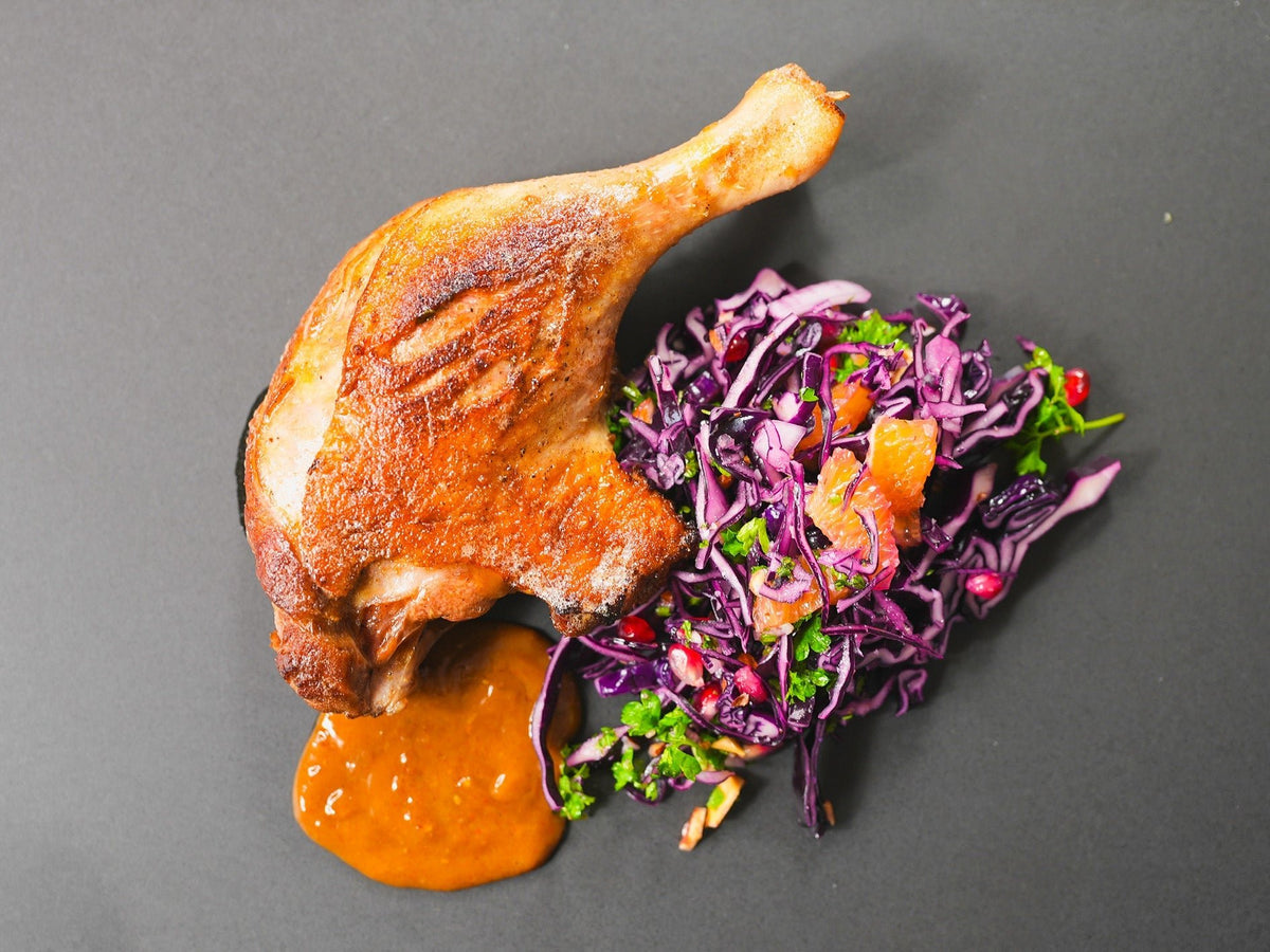 langtidsstegt lammekølle i ovn med rosmarin.