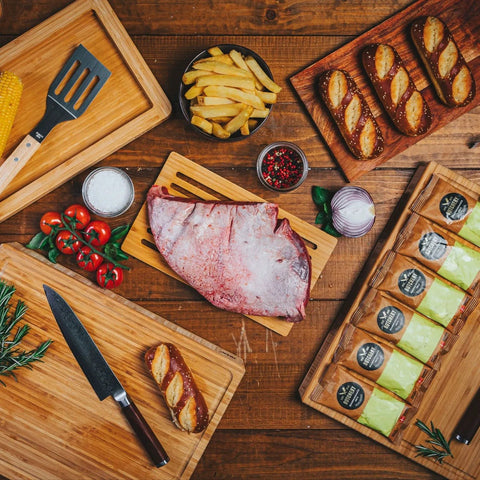 Culottesteg bearnaise Med Pommes Frites (4-6 personer)