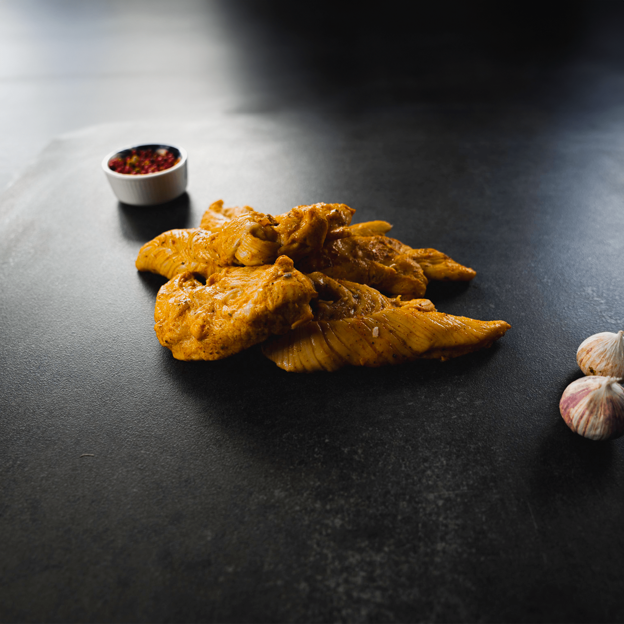 Stegt kyllinge inderfilet