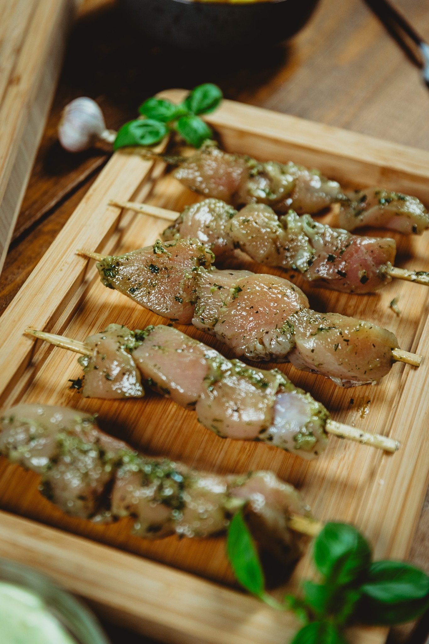 kyllingespyd m. French Garden Marinade - 15x100g