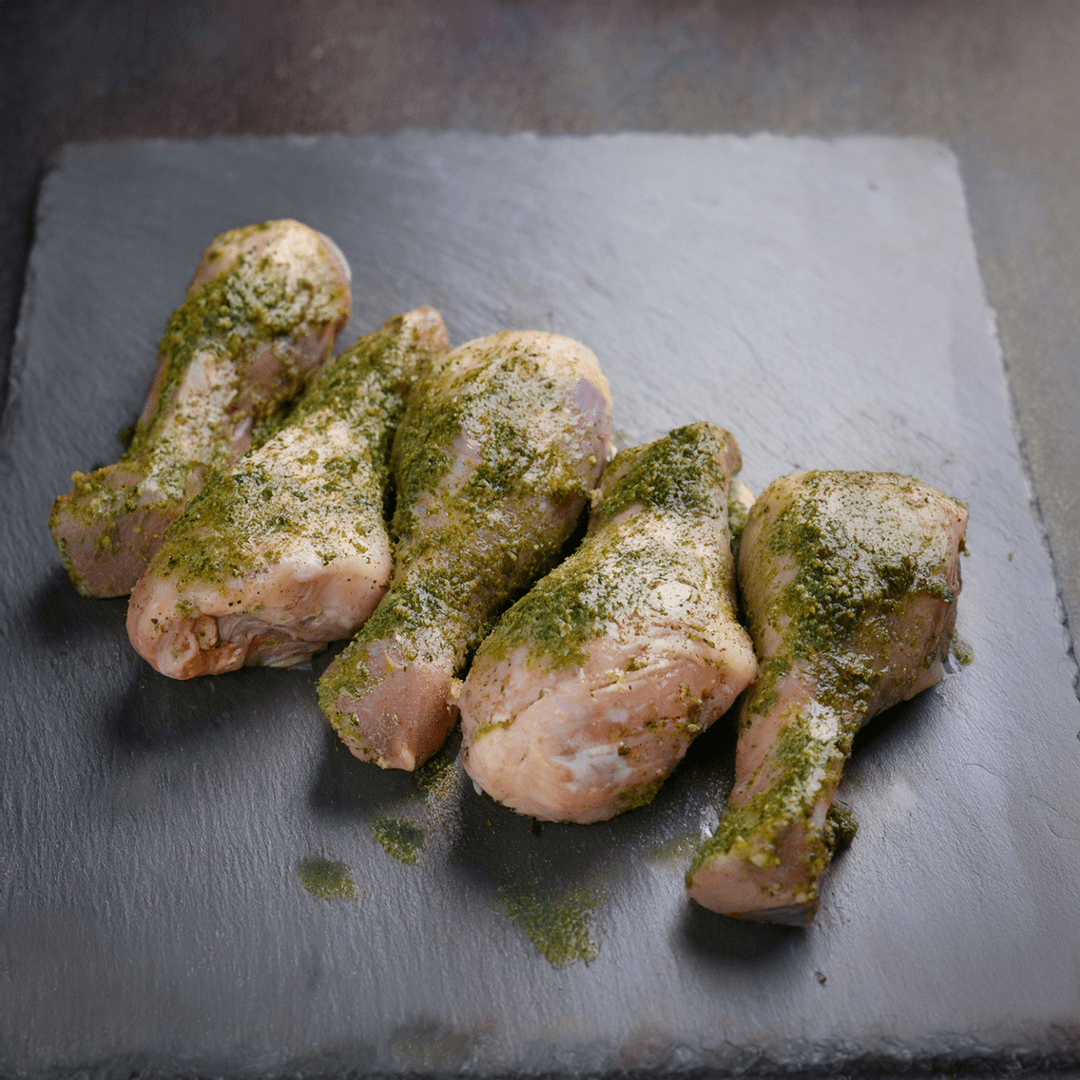 Kyllingeunderlår m. French Garden Marinade - 1 KG.