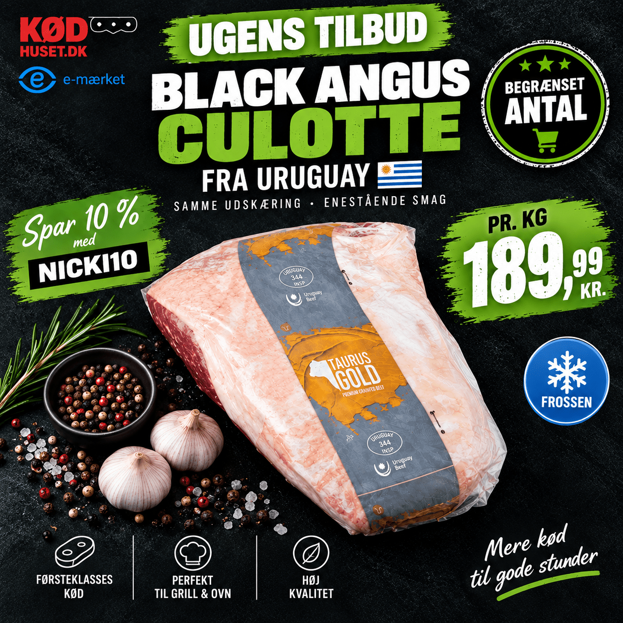 Black Angus Culotte SPOTPRIS