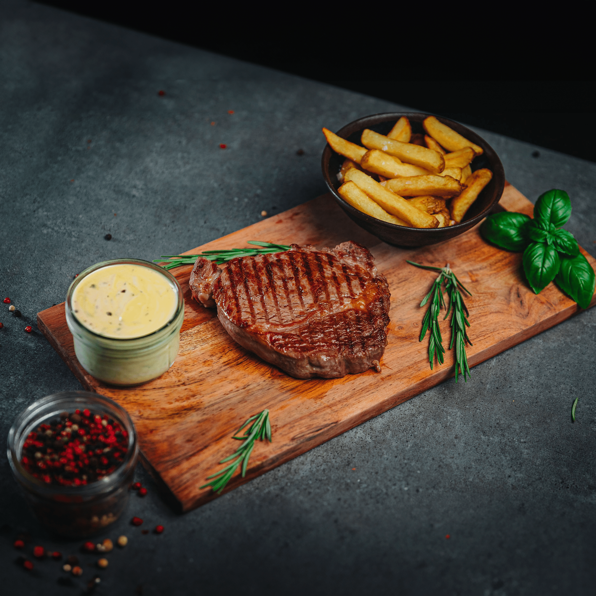 Bøf Bearnaise Med Pommes Frites (2 personer)