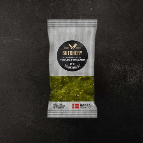 Butchery Glansmarinade Hvidløg & Oregano 50 gram